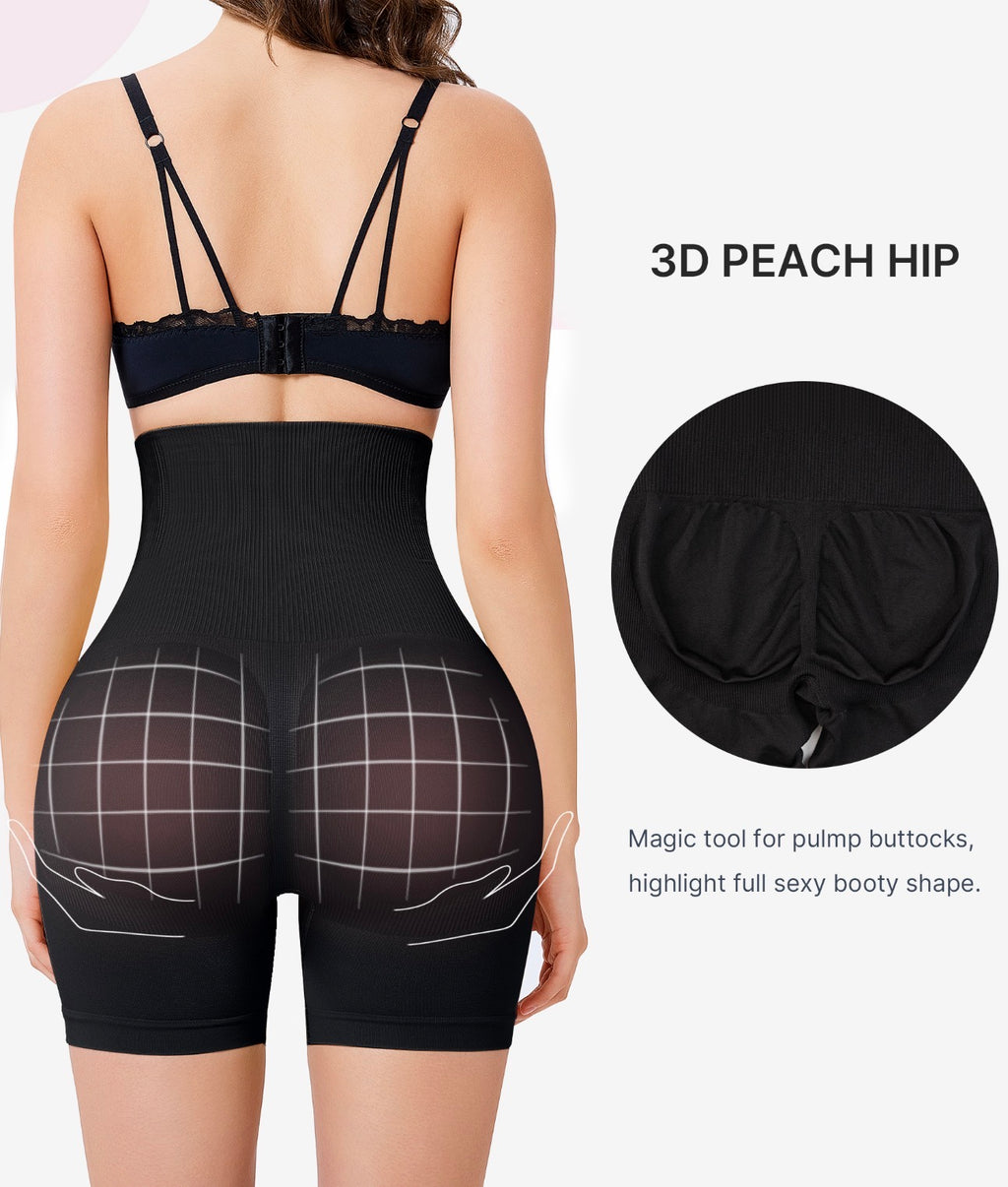 High Waist Seamless Shapewear Shorts Tummy Control Butt Lift Body Shaper
